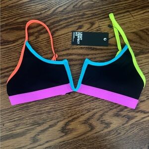 Oneone swimwear size small neon bikini top
